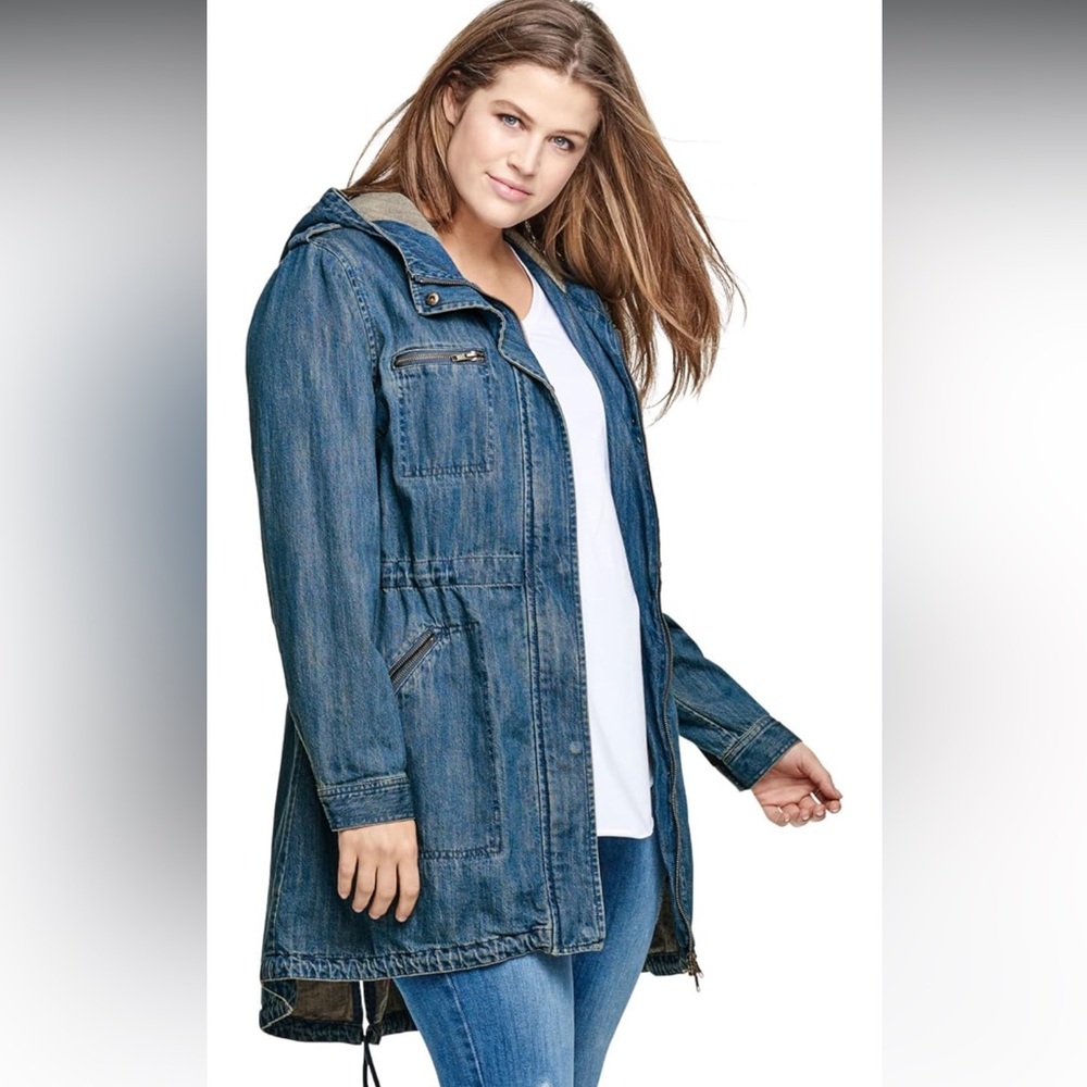 Ellos* Denim Anorak Jacket